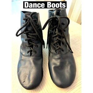 Girls Black Dance Booties near perfect‎